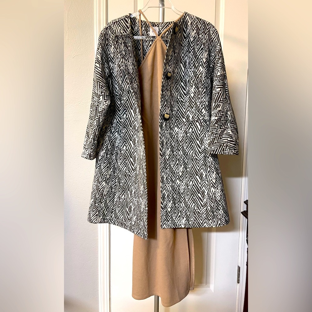 CABI black white Coat Large